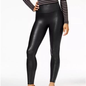 Spanx faux leather leggins